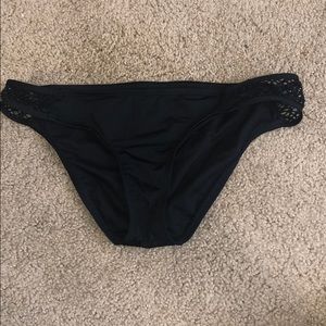 Black bathing suit bottoms